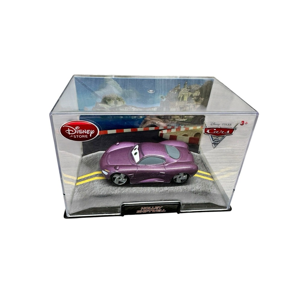 Disney Store Cars 2 Die Cast Collector Case Holley Shiftwell 1:43 Scale Purple